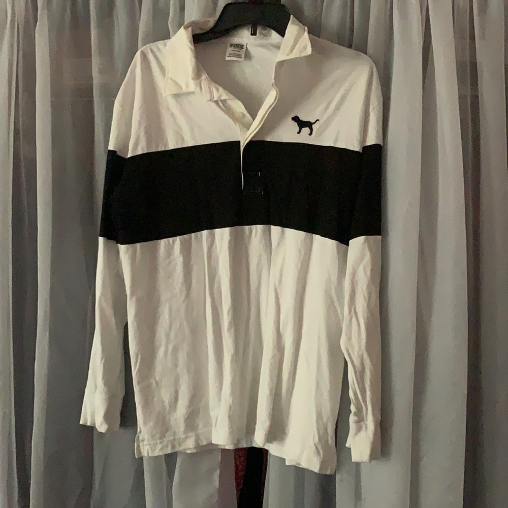 Long sleeve, button up PINK shirt